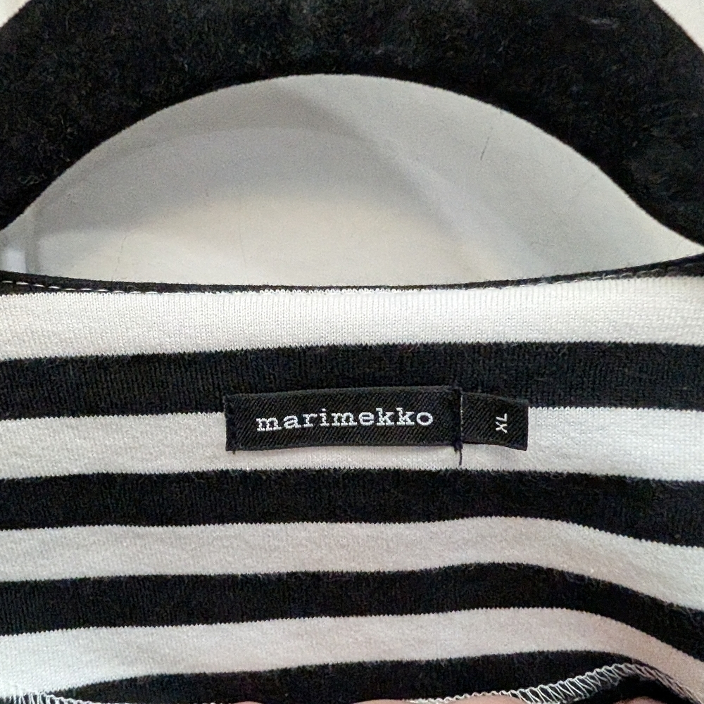 Marimekko Monochrome Striped Dress - Picture 3 of 5